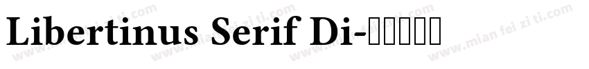 Libertinus Serif Di字体转换